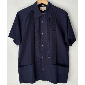 Vtg Colli Linen Guayabera Shirt Made in Mexico Merida Size 40 Resortwear Wedding